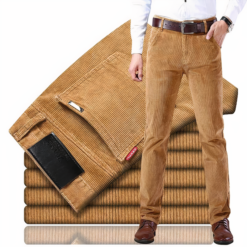 Gerade geschnittene Herren-Cordhose für stilvollen Komfort – Jonas