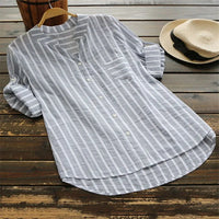 Bluse Damen gestreift lässig & bequem – Mira