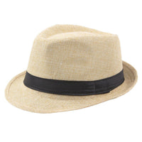 Eleganter Fedora-Trachtenhut aus Leinen – Mikael