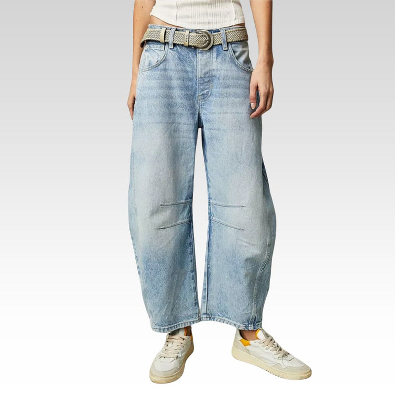Weit geschnittene Damenjeans bequem elegant – Anja
