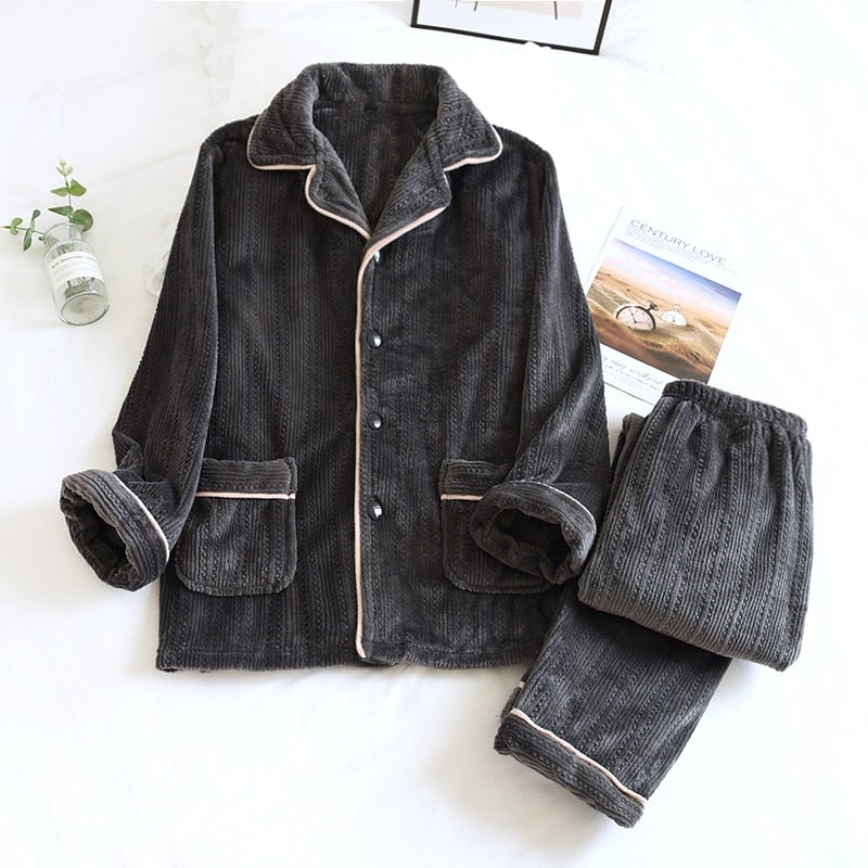 Flanell-Pyjama Damen Set & Winterkomfort – Sophie