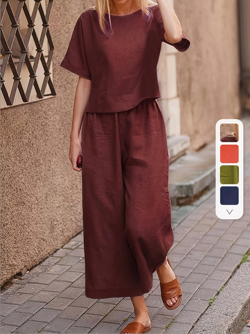 Shirt Damen einfarbig locker & zeitlos – Clara