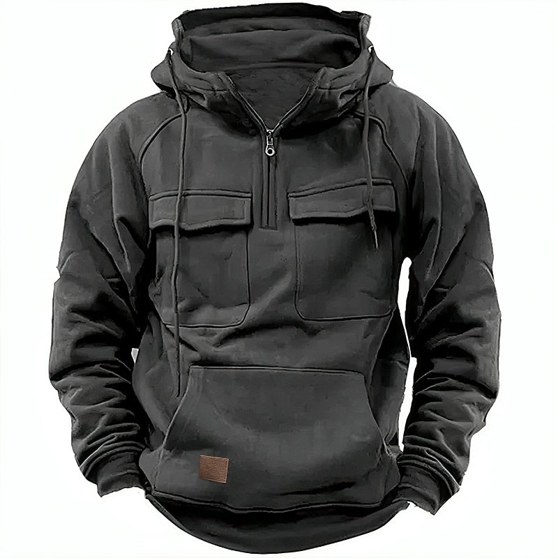 Warmer Winter-Hoodie mit Reißverschluss für kalte Tage – Bruno