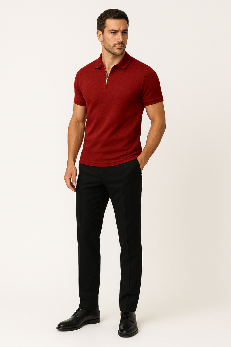 Herren Langarm-Polohemd für stilvolle Looks – Jonas