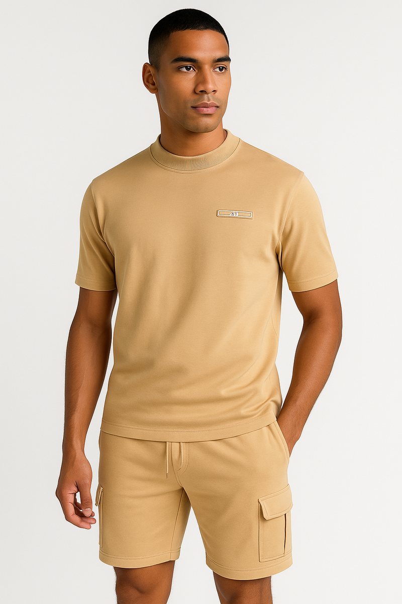Herren Outfit-Set kurzarm & bequem – Valerio