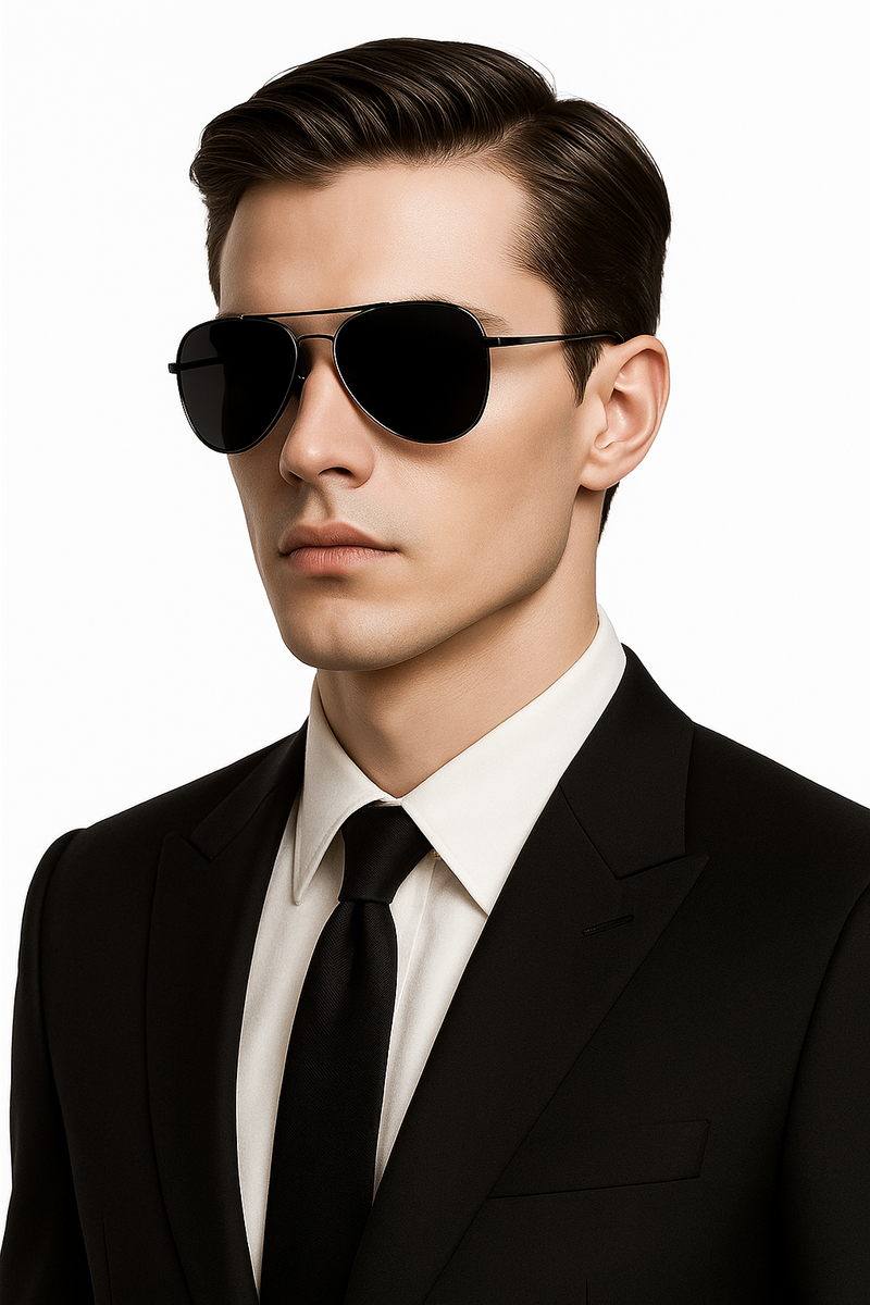 Polarisierte Aviator Sonnenbrille mit UV-Schutz – Nico
