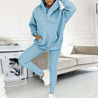 Bequemes Set aus Hoodie und Hose für Damen – Anna