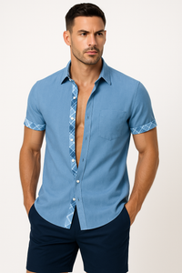 Herren Leinen-Sommerhemd luftig, bequem, elegant – Armin